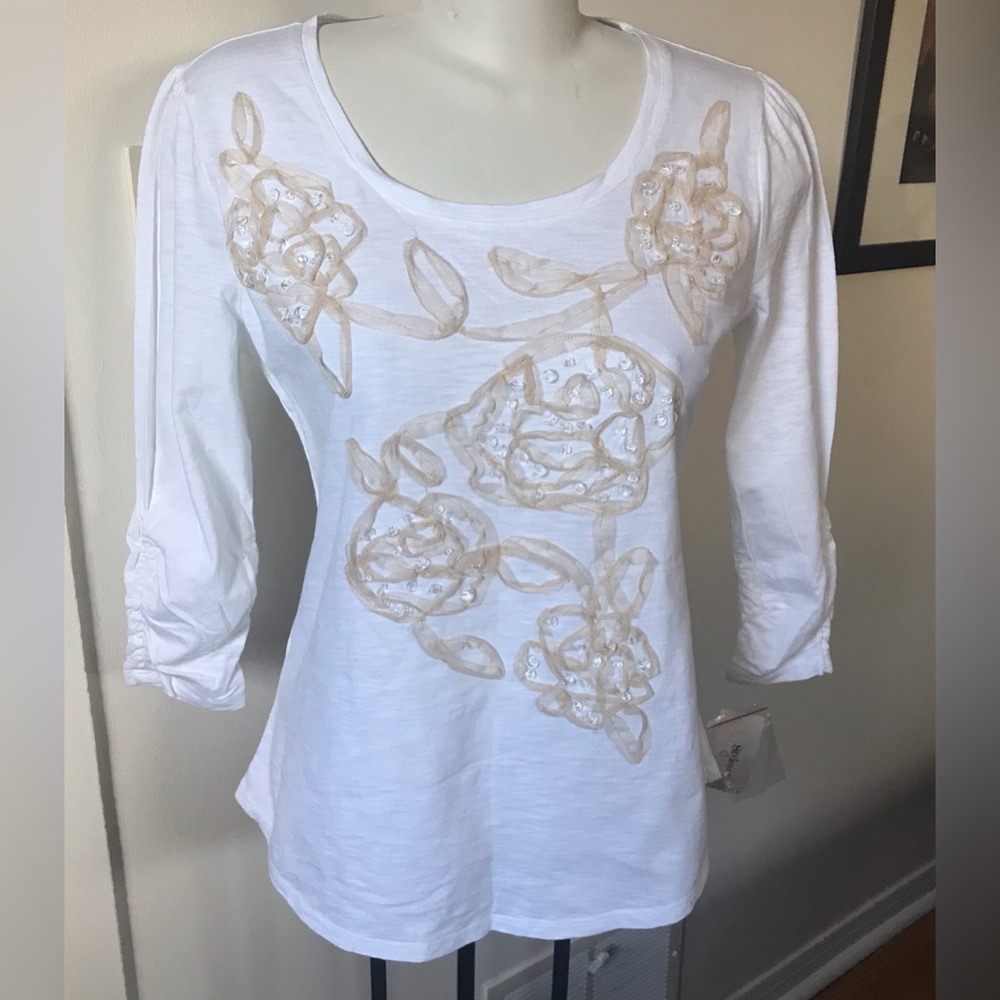 NWT - Style & Co. White Top - Size Medium